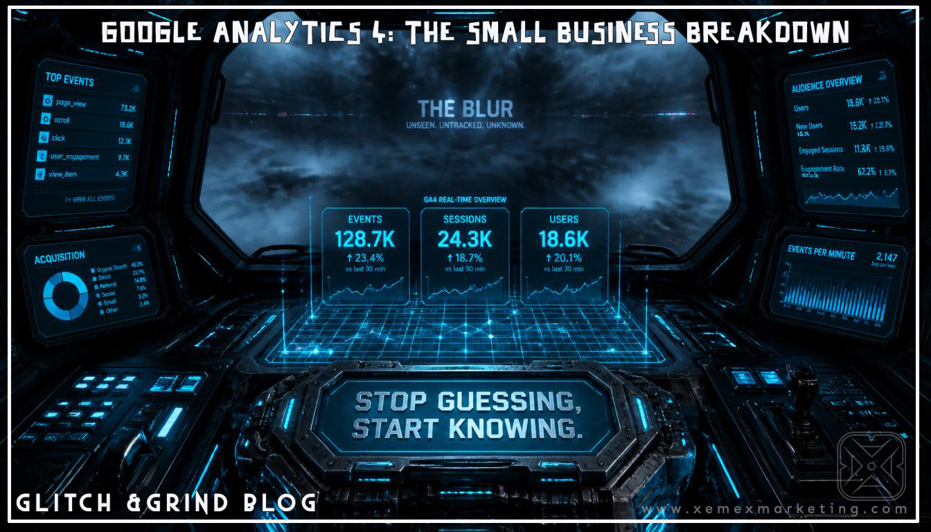 GOOGLE ANALYTICS 4: THE SMALL BUSINESS BREAKDOWN